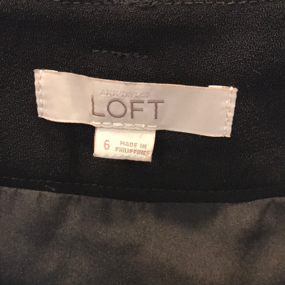 Loft - Basic Black Skirt - image 2